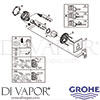 Grohe 24062000 Mixer Spare Diagram