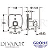 Grohe 24068000 Mixer Spare Diagram