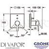 Grohe 24070000 Mixer Spare Diagram