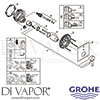 Grohe 24070000 Mixer Spare Tech Diagram