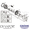 Grohe 24092BE1 Spare Diagram