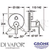 Grohe 24095001 Mixer Spare Diagram