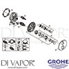 Grohe 24150003-GEN3 Mixer Spare Tech Diagram