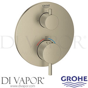 Grohe Atrio Thermostatic Mixer For 1 Outlet with Shut Off Valve - 01/19 - Shower Spare Parts 24150EN3 GEN1