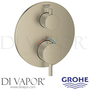 Grohe Atrio Thermostatic Mixer For 1 Outlet with Shut Off Valve - 03/19 - Shower Spare Parts 24150EN3 GEN2