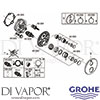 Grohe 24151EN3 GEN2 Mixer Spare Tech Diagram