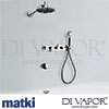 Matki 2416 Absolute Triple Outlet Thermostatic Shower Mixer Shower Rose Bath Filler  Handset Spare P