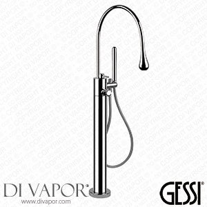 Gessi Goccia Thermostatic Freestanding Bath Shower Mixer 24978-031 Spare Parts