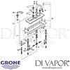 Grohe Sinfonia 4-Hole Bath Shower Combination Spares