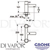 Grohe 25102000 Spare Diagram