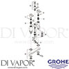 Grohe 25135000 Spare Diagram