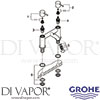 Grohe 25172001 Spare Daigram