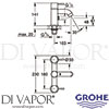 Grohe 25173001 Mixer Spare Diagram