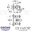 Grohe Arabesk Bath Mixer Dimensions