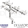 Grohe Arabesk Bath Mixer Spares