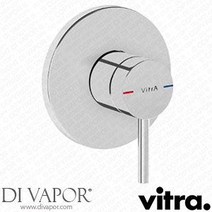 VitrA 257660 Origin Round Built-In 1 Way Exposed Shower Mixer Valve - Chrome Spare Parts