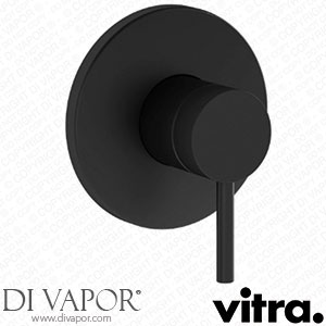 VitrA 257662 Origin Round Built-In 1 Way Exposed Shower Mixer Valve - Matt Black Spare Parts