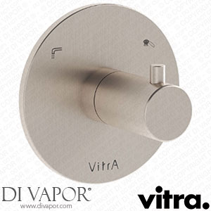 VitrA 257665 Origin Round Built-In 2 Way Concealed Shower Diverter Valve - Brushed Nickel Spare Parts