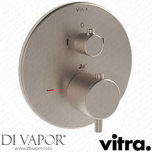 VitrA 257668 Origin Round Built-In 2 Way Thermostatic Shower Mixer Valve - Brushed Nickel Spare Parts