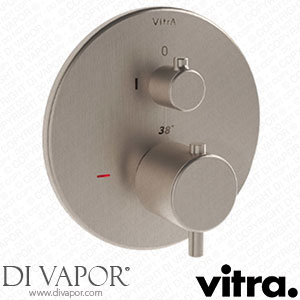 VitrA 257671 Origin Round Built-In 1 Way Thermostatic Bath & Shower Mixer Valve - Brushed Nickel Spare Parts