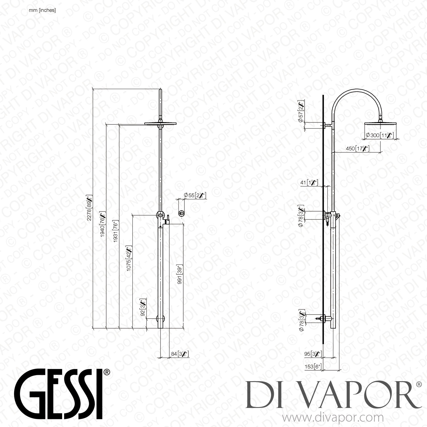 Dornbracht Series Specific Shower System With Single Lever Shower Mixer   Dornbracht Diagram 