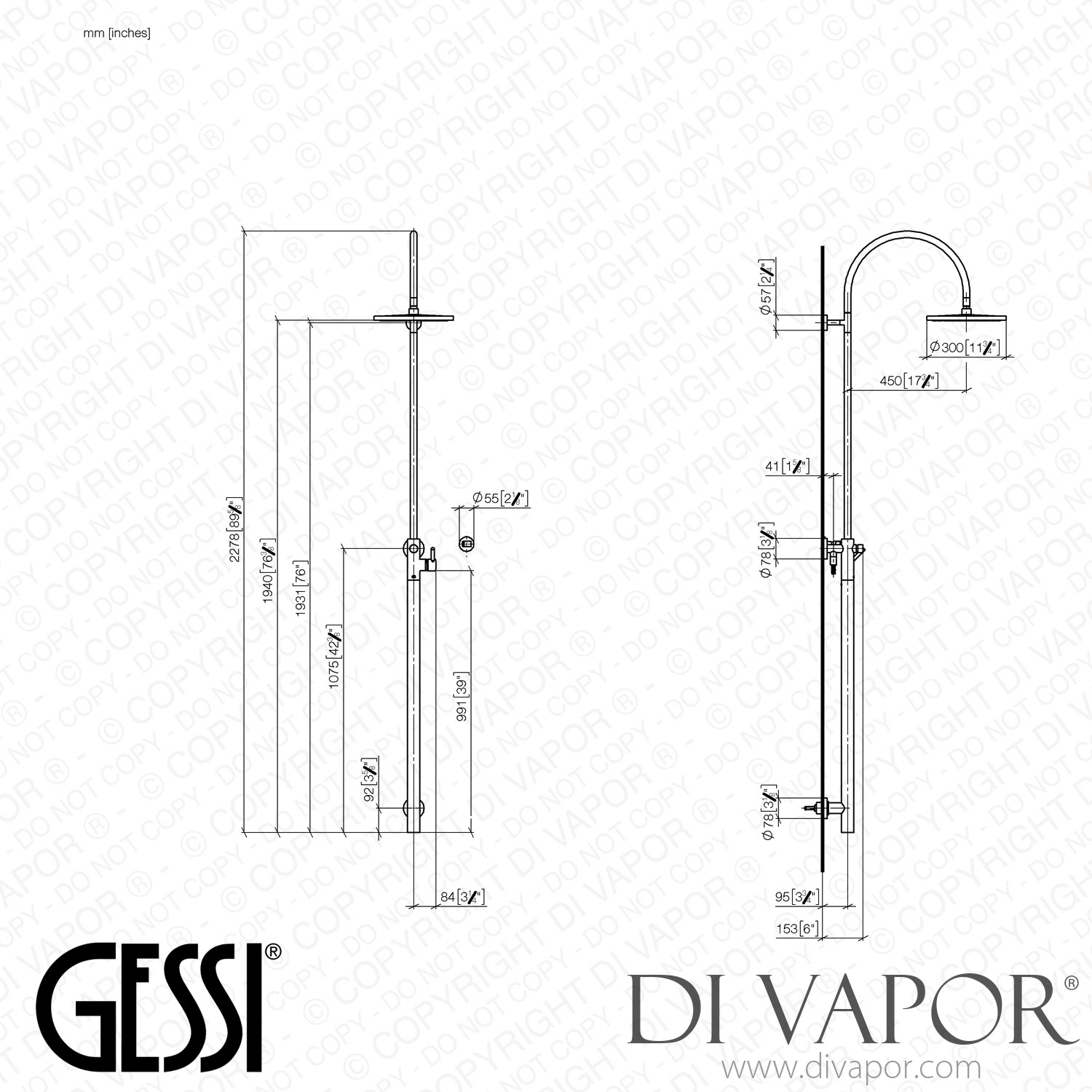 Dornbracht Series Specific Shower System With Single Lever Shower Mixer   Dornbracht Diagram 