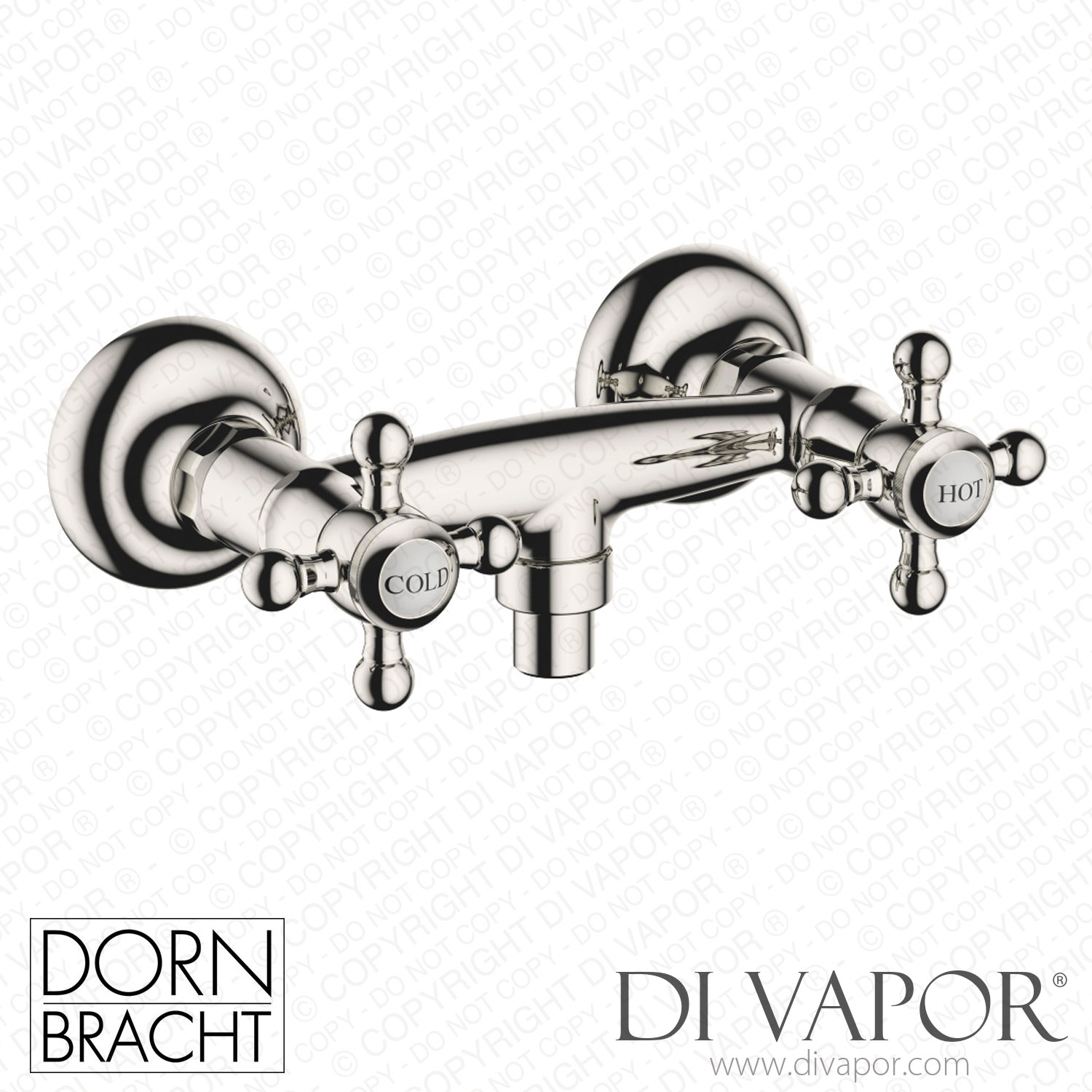 Dornbracht Madison Shower Mixer For Wall Mounting Platinum 26 101 360   Dornbracht Spare Parts 