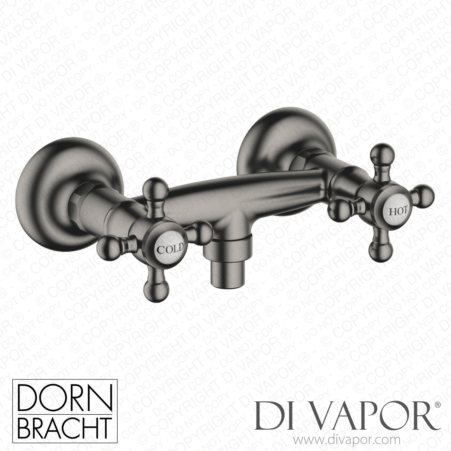 Dornbracht Madison Shower Mixer For Wall Mounting Brushed Dark   Dornbracht Spare Parts 