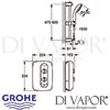 Grohe Tempesta 100 Electric Shower Dimensions