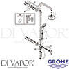 Grohe 26226000 Spare Tech Diagram