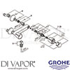 Grohe 26330000 Mixer Spare Tech Diagram