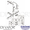 Grohe 26363000 Spare Tech Diagram