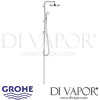 Grohe Tempesta System 210 Flex Shower System Diverter for Wall Mounting Spare Parts