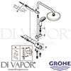 Grohe 26452001 Spare Tech Diagram