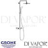 Grohe Euphoria SmartControl System 260 Mono Shower System Thermostat Spare Parts