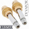 Pair Bristan 1/2 1/4 turn CD Valve Cartridge