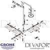 Grohe Rainshower System 210 Shower System with Thermostat Spares