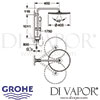 Grohe Rainshower System 400 Shower System Diverter Dimensions