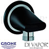 Grohe Ondus Veris Shower Outlet Elbow Velvet Black Spare Parts