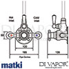 Matki Swadling 2720 Invincible Exposed Shower Valve Dimensions