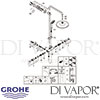 Grohe Euphoria System 260 Shower System Thermostat Spares