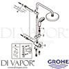 Grohe 27389001 Spare Tech Diagram