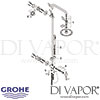 Grohe Rainshower System 210 Shower System Spares