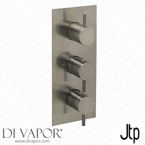 JTP Vos Brushed Black Twin Outlet Thermostatic Concealed Shower Valve Vertical - 27690ABBL Spare Parts