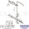 Grohe 27868000 Spare Tech Diagram