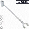 Spout Arm for Liquorice Monobloc Sink Mixer with Pull Down Spray Chrome Bristan