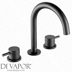 VOS 3 Hole Deck Mounted Basin Mixer - Matt Black 28193MB Spare Parts