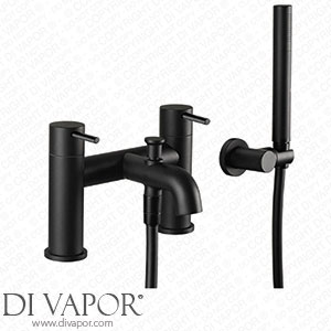 VOS Bath Shower Mixer Tap & Shower Kit - Matt Black 28275MB Spare Parts