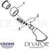 Grohe Movario 100 Five Head Shower 5 Sprays Spares