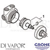 Grohe 29035000 Spare Tech Diagram